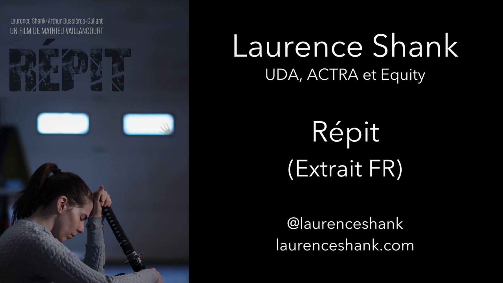 Laurence Shank - Répit (Extrait FR)