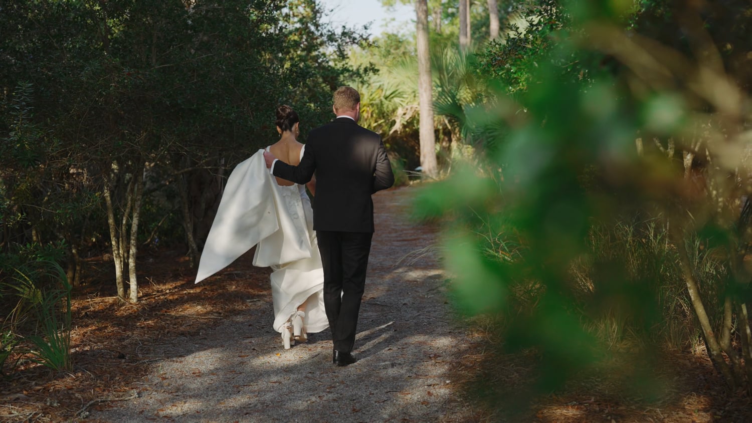 Kelly and Andrew wedding film still