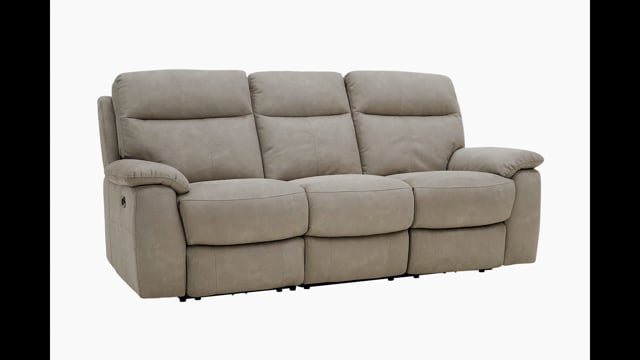 Vito 3 Seater Power Recliner Sofa video