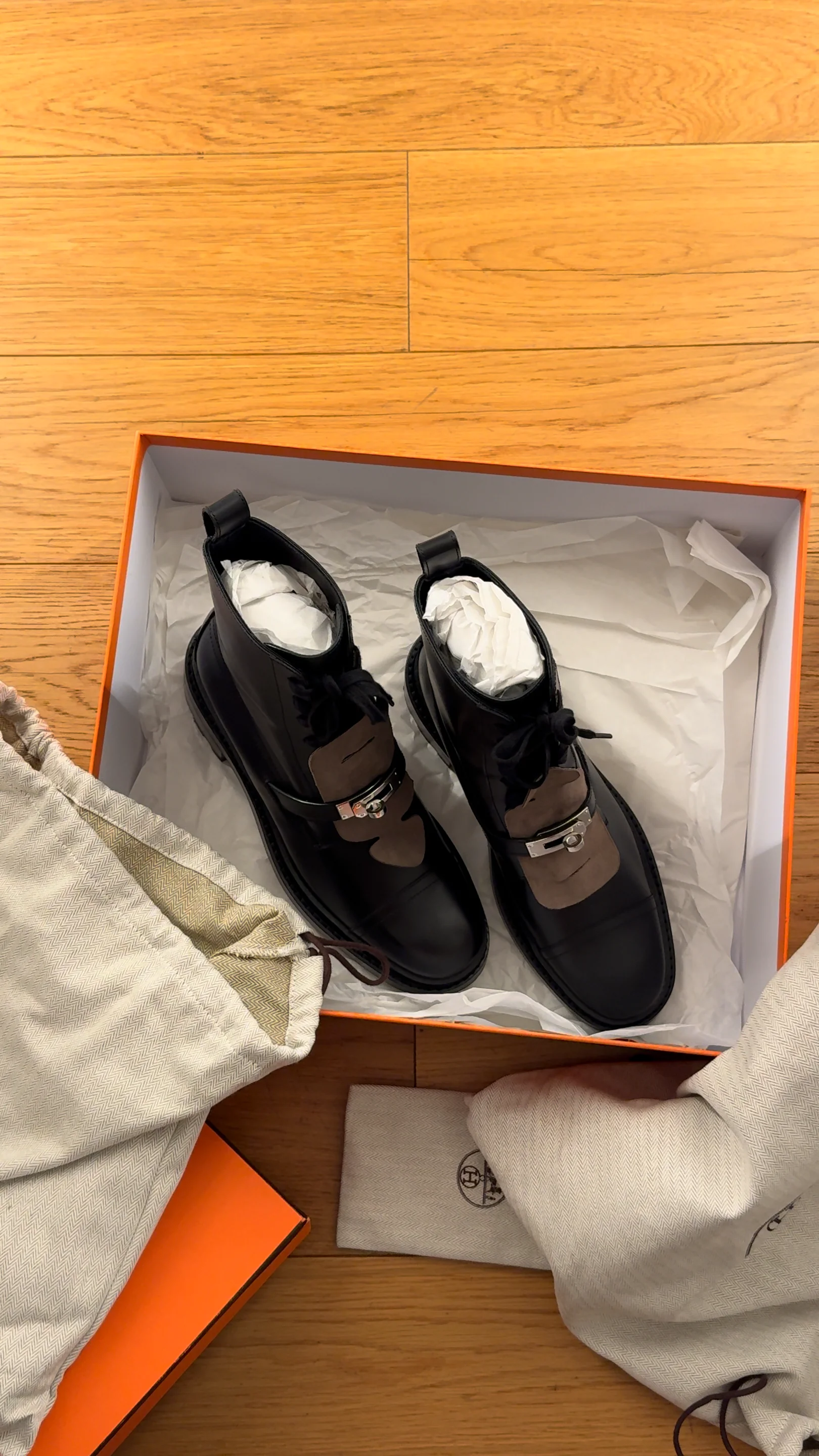 ショートブーツ・ブーティ HERMES | rubber sole functional calfskin Funk ankle boot Hermes Funk Ankle Boot Black Size 39EU Brand New | eBay