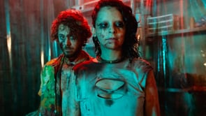 Cenas de Caio Macedo no filme "Prédio Vazio"