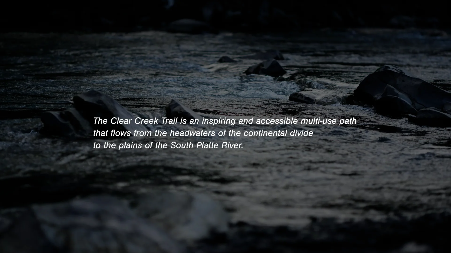 The Clear Creek Trail - v2