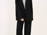 Black blazer with slit | My Jewellery