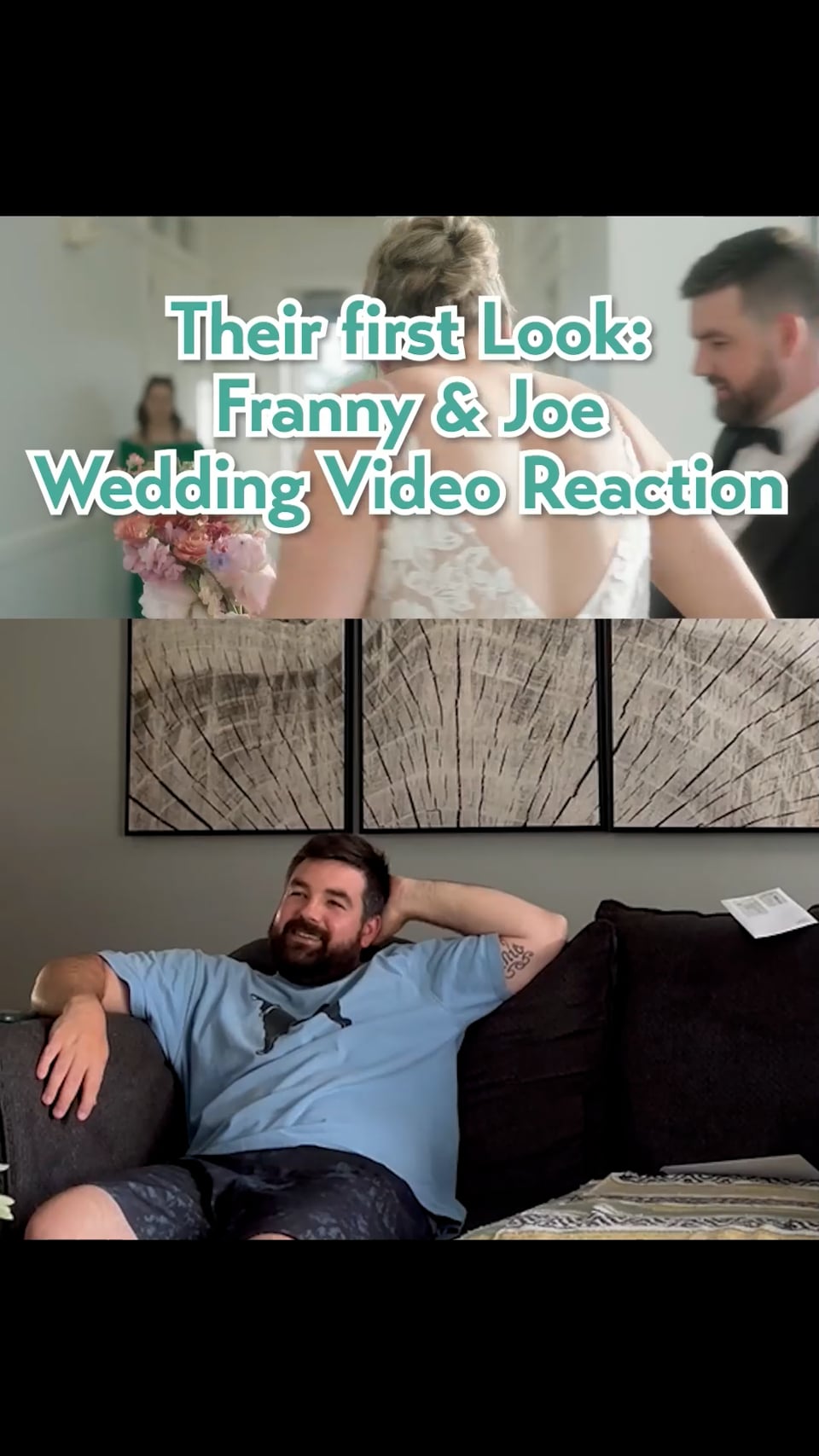 FRANNY + JOE First Reaction, wedding film by Hanscoop Films