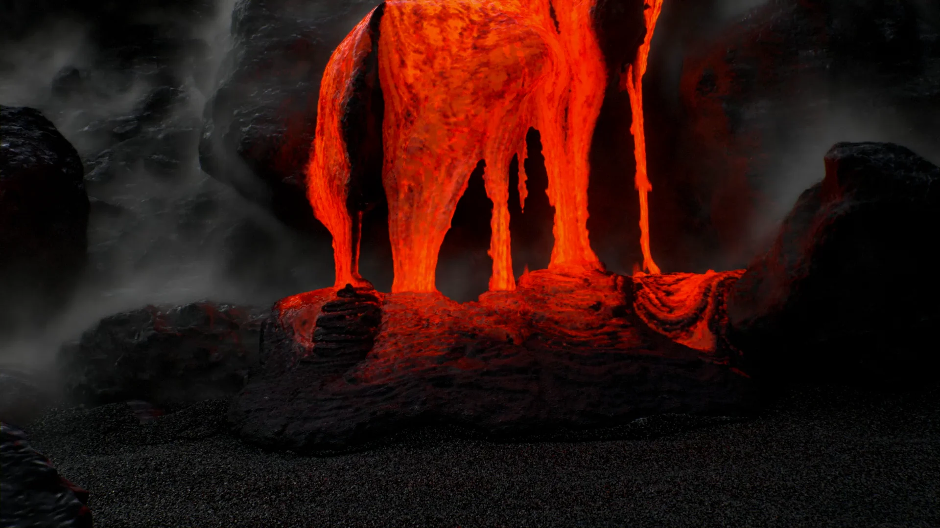 MPM 溶岩 (Lava) | SideFX