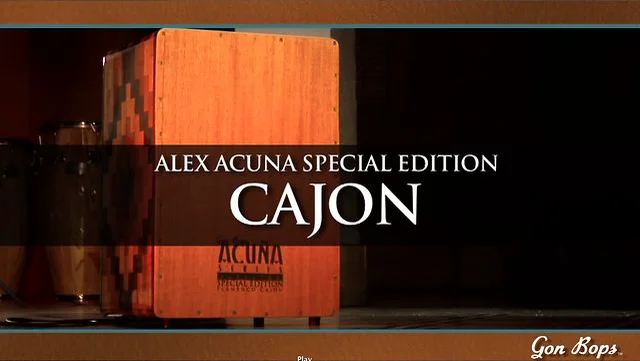 Alex Acuna Special Edition Cajon | Gon Bops Alex Acuna Special Edition Cajon | Gon Bops