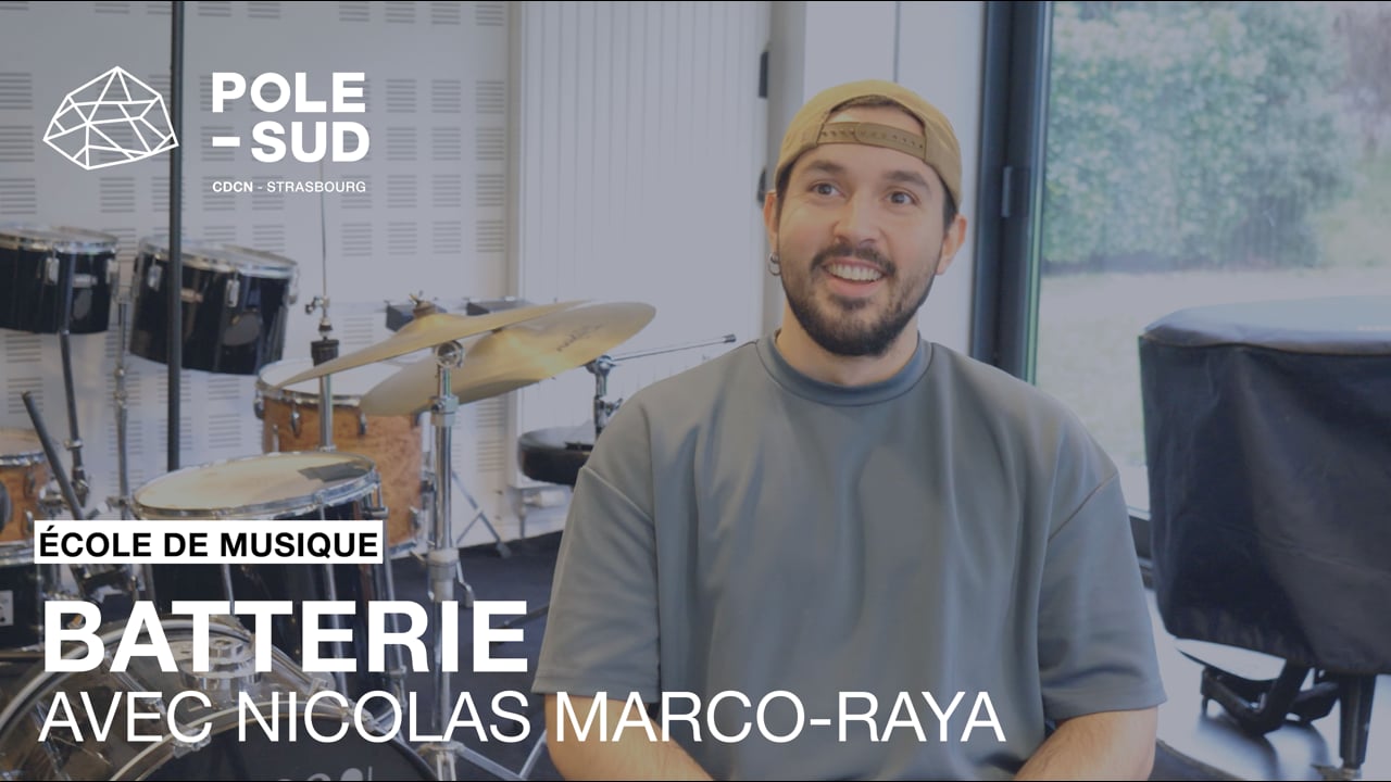 École de musique : Batterie - Nicolas Marco-Raya