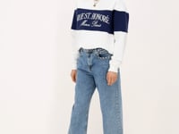 White and blue sweater ''Rue st. honoré'' | My Jewellery