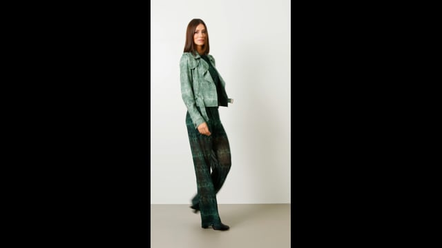 Jaqueta Florence Malha Nobu Mistério Verde 
