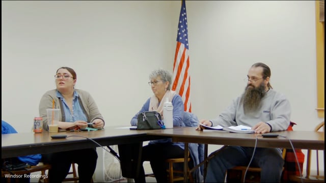 Windsor Select Board Candidate Forum 2/18/2025