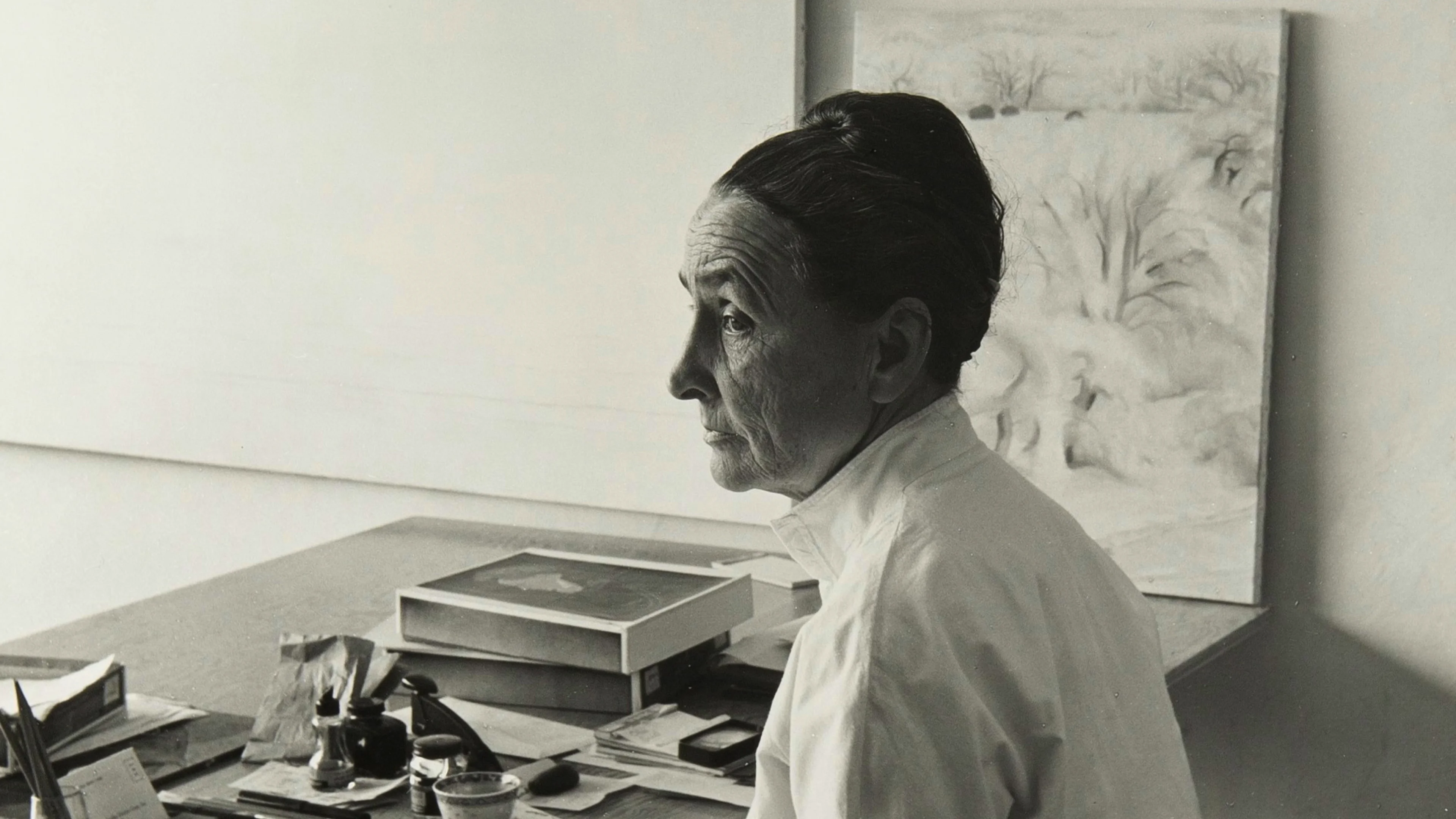 【Georgia O’Keeffe ジョージアオキーフ】Museum Cap GEORGIA O'KEEFFE CORECTION