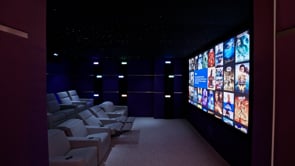 Incredible theater renovation Storm Audio/Ascendo 13 ch Atmos with Christie Digital M4k-15 RGB Laser projector