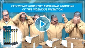 EXPERIENCE ROBERTO’S EMOTIONAL UNBOXING OF THIS INGENIOUS INVENTION!
