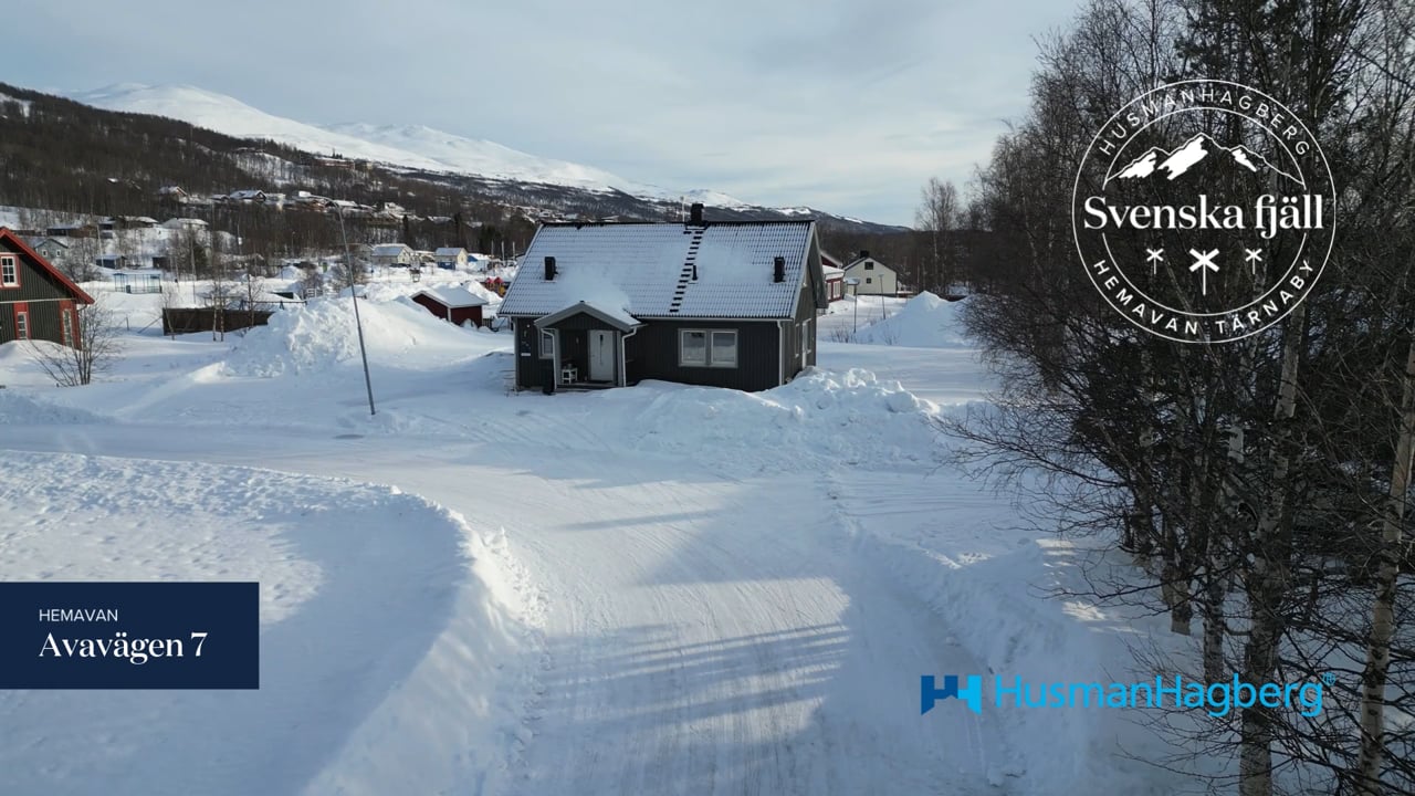 5 rum Villa på Avavägen 7 Hemavan Storumans kommun - video