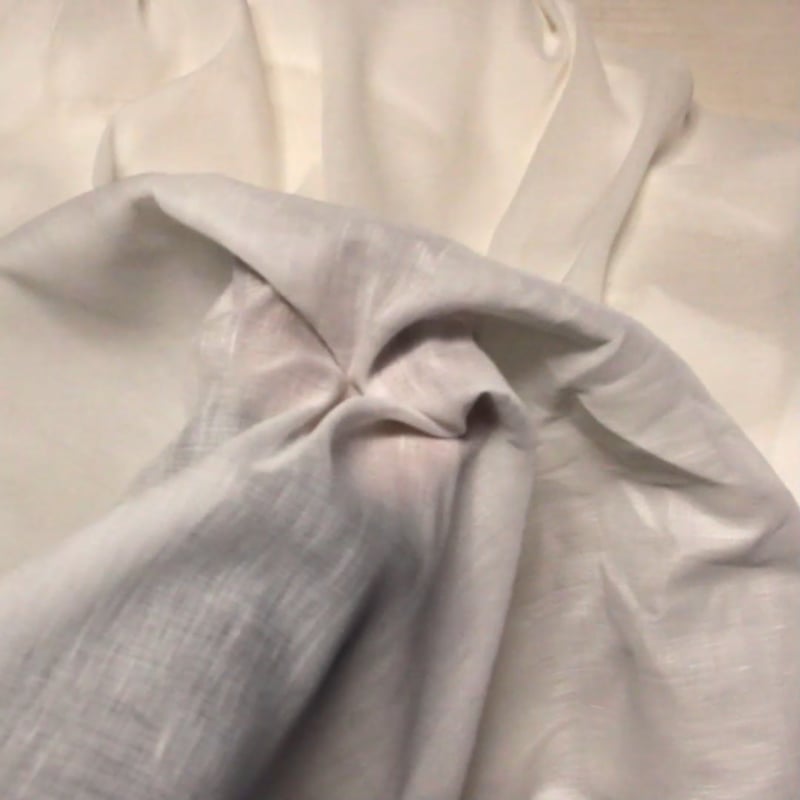 Vidéo: Gaze 100% lin - Blanc cassé