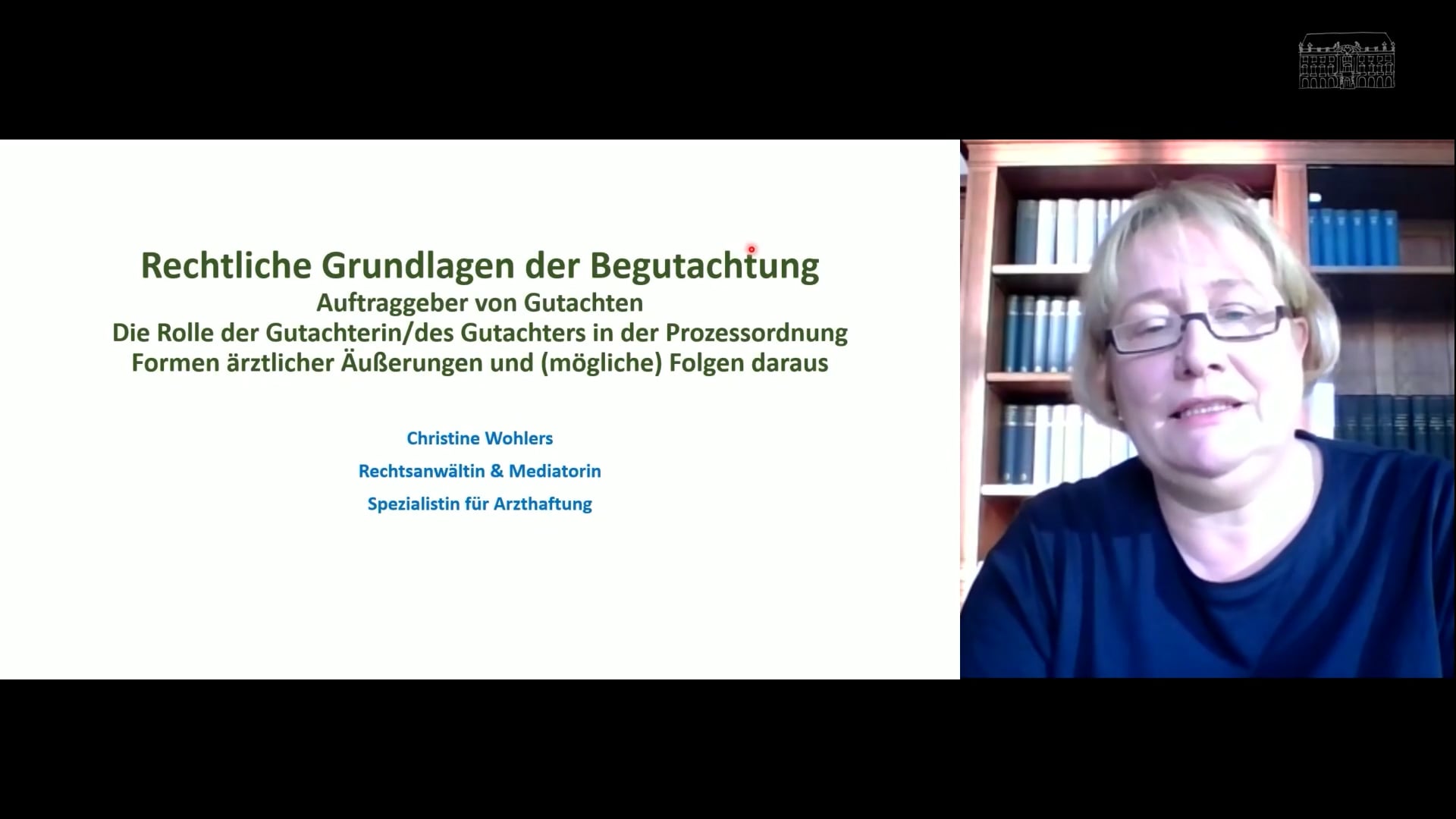 Rechtliche Grundlagen der Begutachtung 