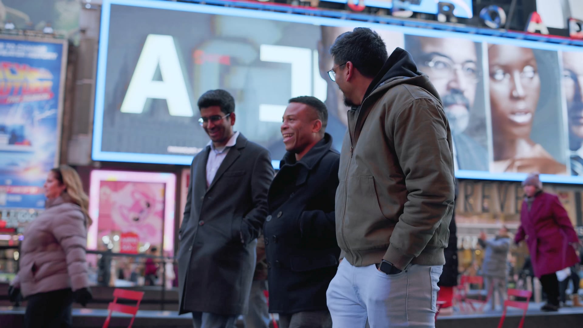 Start Spreading the News: Almabase's Times Square Ad