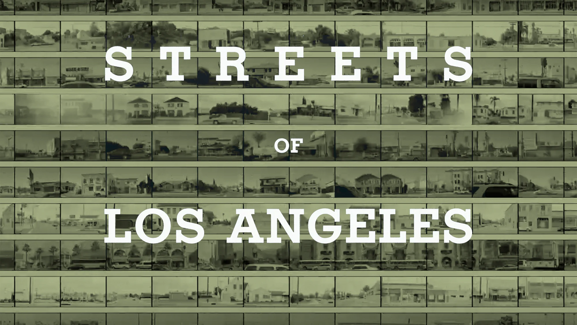 アート・デザイン・音楽 Ed Ruscha's Streets of Los Angeles On Ed Ruscha's Streets of Los Angeles Archive - YouTube