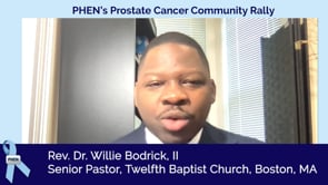 Twelfth Baptist Church’s Rev. Dr. Willie Bodrick, II Raises Knowledge About Prostate Cancer Early Detection