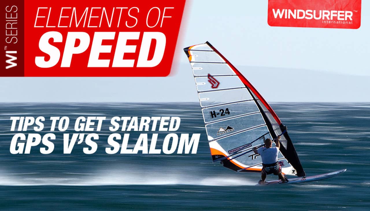 speed sailing windsurfing technique gps versus slalom on Vimeo