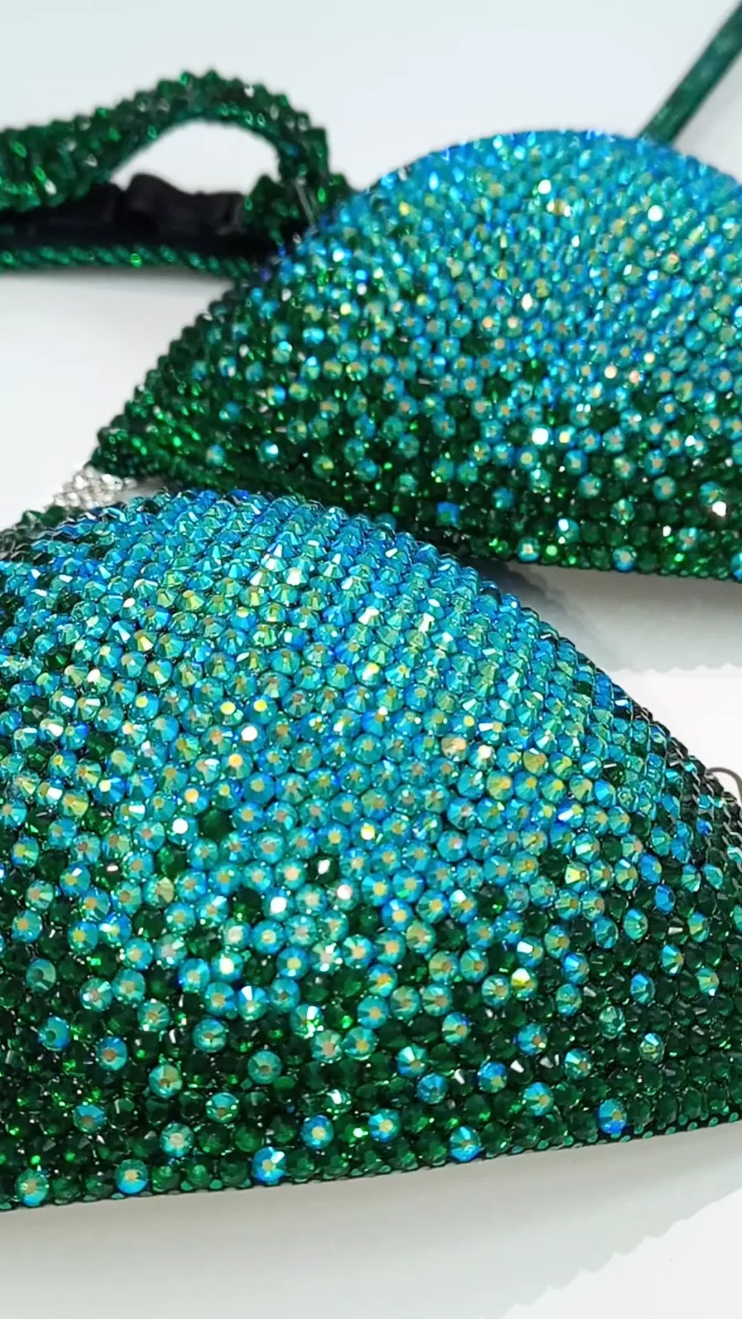Stand Out Color: Turquoise Figure Competition Suit
