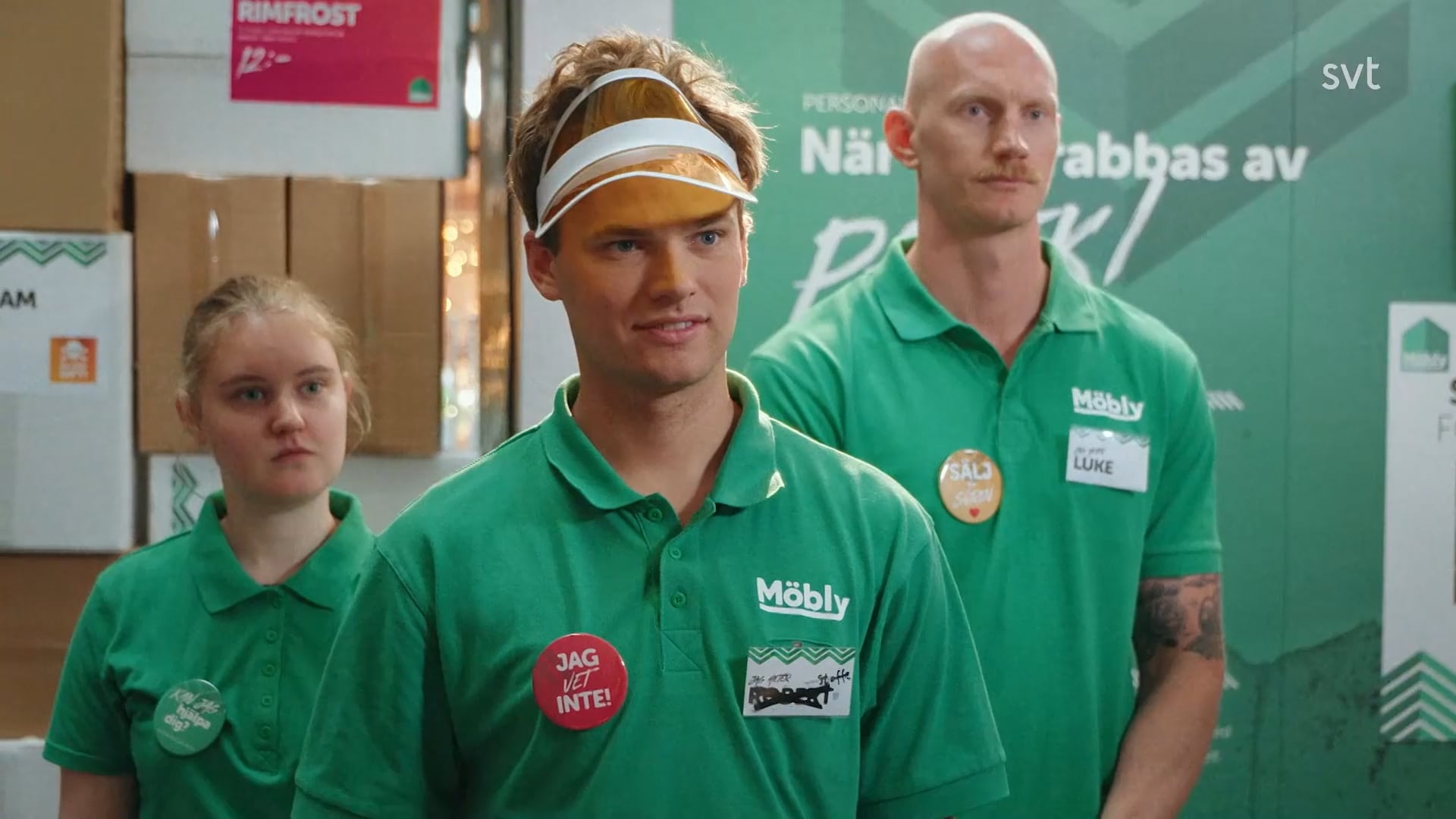 Ur "Borta bäst" (2024). Roll: statist/personal