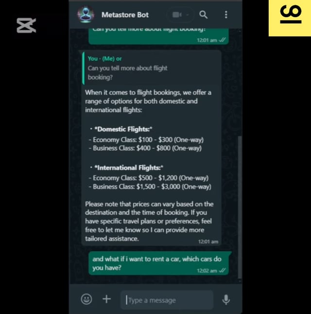 créer votre chatbot WhatsApp personnalisé