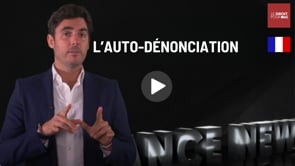 L’auto-dénonciation