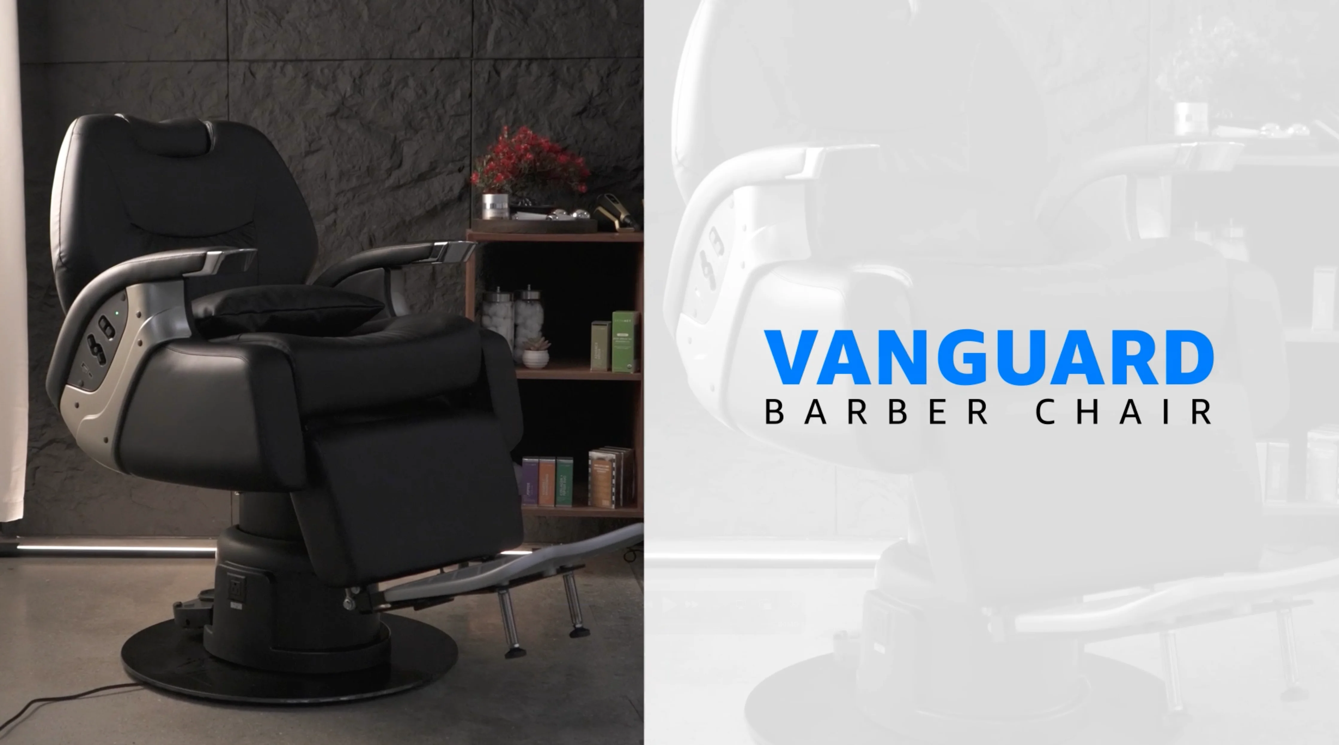 Vanguard Electric Barber Chair - Ship Date: End August, 2025