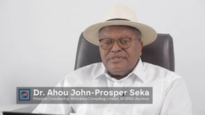 AFGRAD: Dr. Ahou John-Prosper Seka