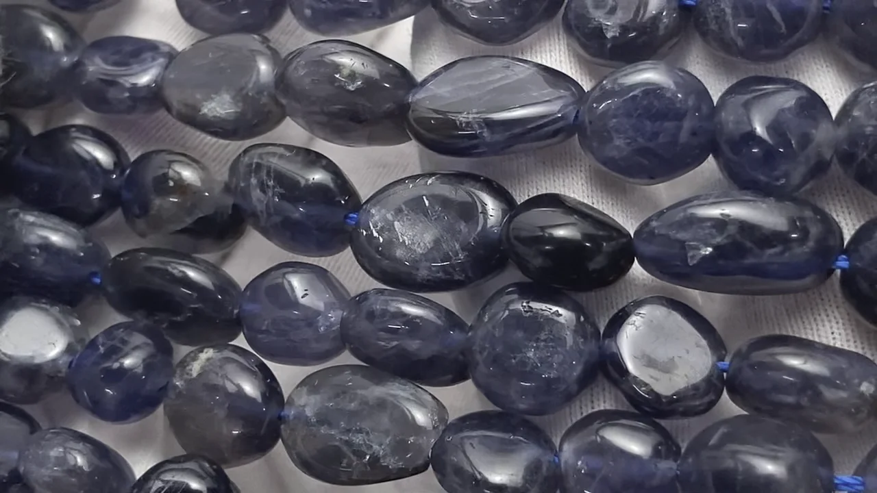 アイオライト タンブル ｜天然石ビーズの卸問屋・通販ケンケンジェムズ