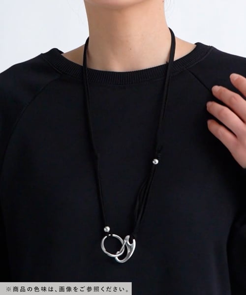 未使用 UNISEX/ステンレスフェイクスウェードネックレス/289710/アウトレット
