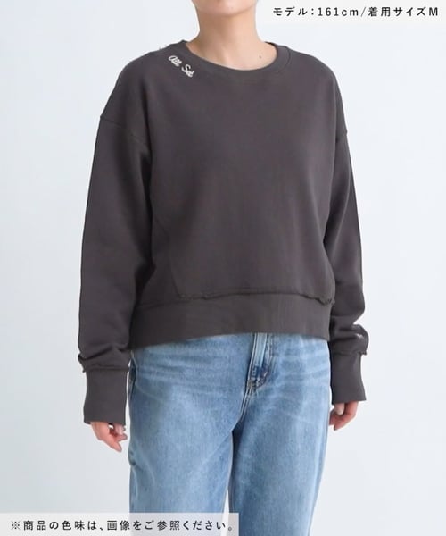 裏毛レタード刺繍プルオーバー/289008 | [公式]グローバルワーク