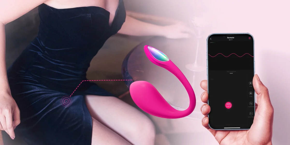 male interactive sex toy Lush 3 Vibrator, Mini Wearable Bullet Vibrator for Women, Small Egg Sh –  chancys.net main image 1