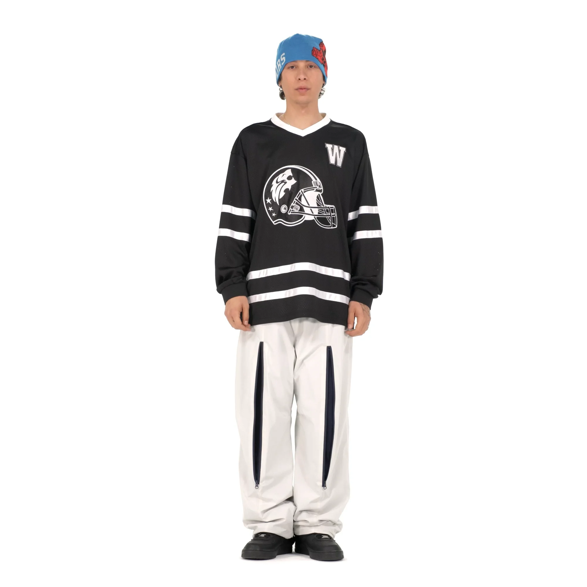 Tシャツ・カットソー WKNDRS GUARDIAN FOOTBALL JERSEY 5MM488 MUSINSA | WKNDRS GUARDIAN FOOTBALL JERSEY (BLACK)