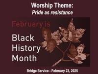 Worship for February 23, 2025
