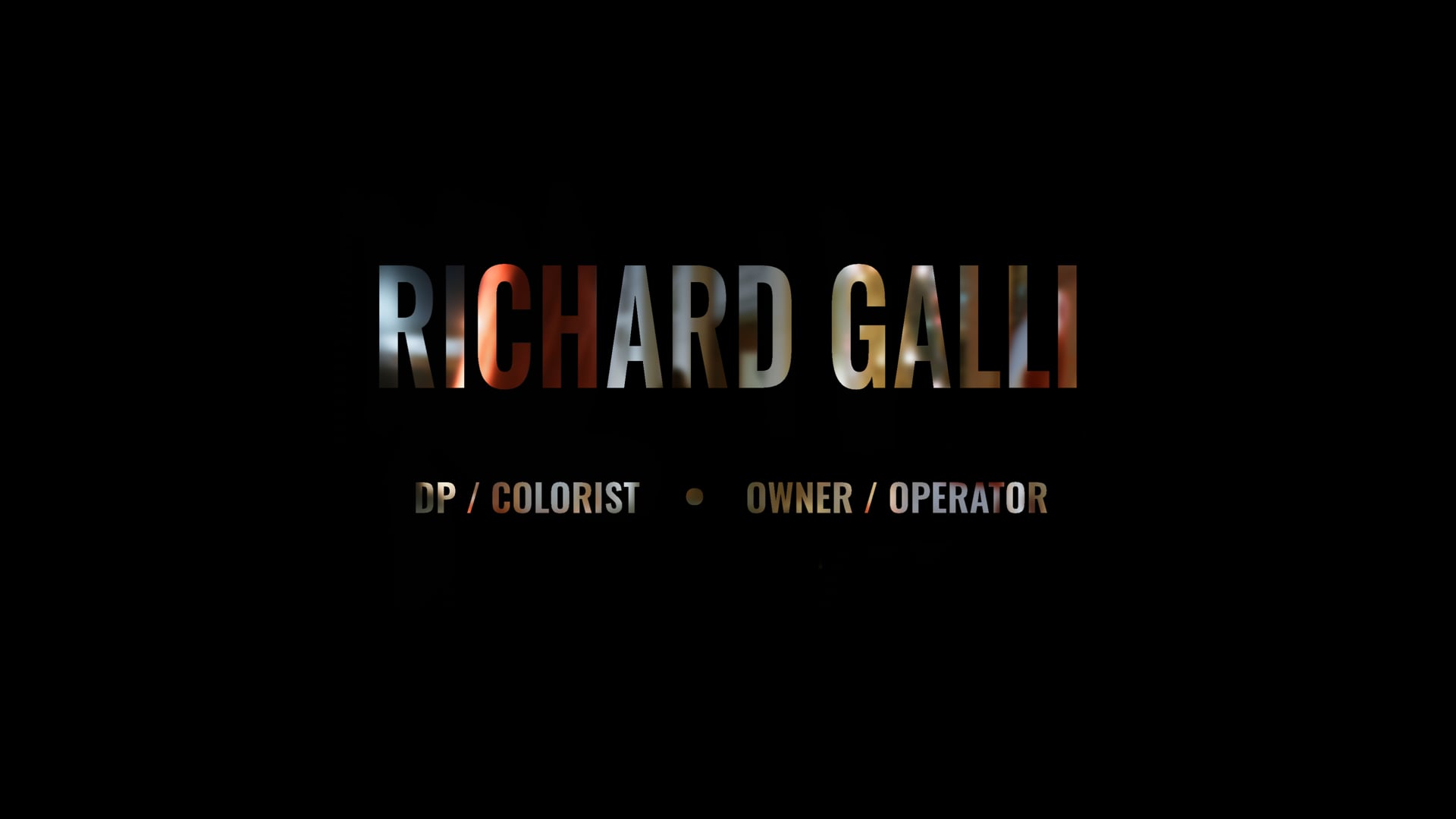 NARRATIVE REEL - Cinematography, Color, Editor - UHD