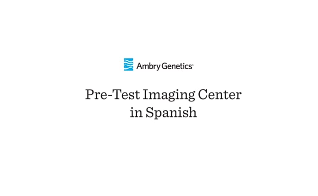 Pre-Test Genetics Education (Imaging Centers) (Spanish)