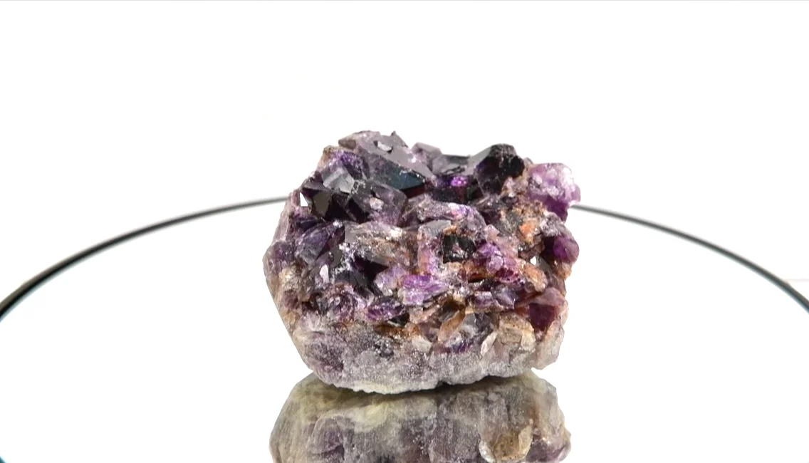 インド マハラシュトラ産 アメジスト クラスター 215.4g #RB087