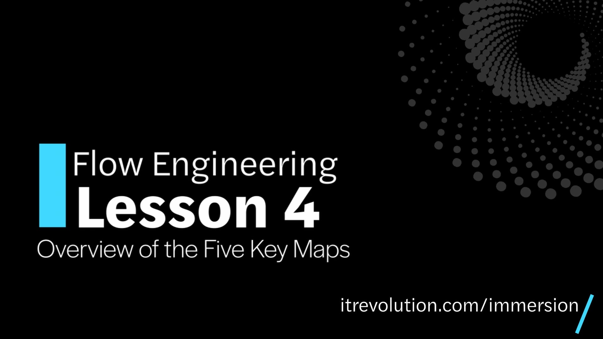 Module 1 / Lesson 4: Overview of the Five Key Maps