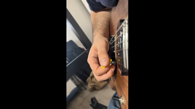 Yngwie Lick Yellow Pick
