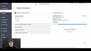 Procore Integration: Sync projects and contractors