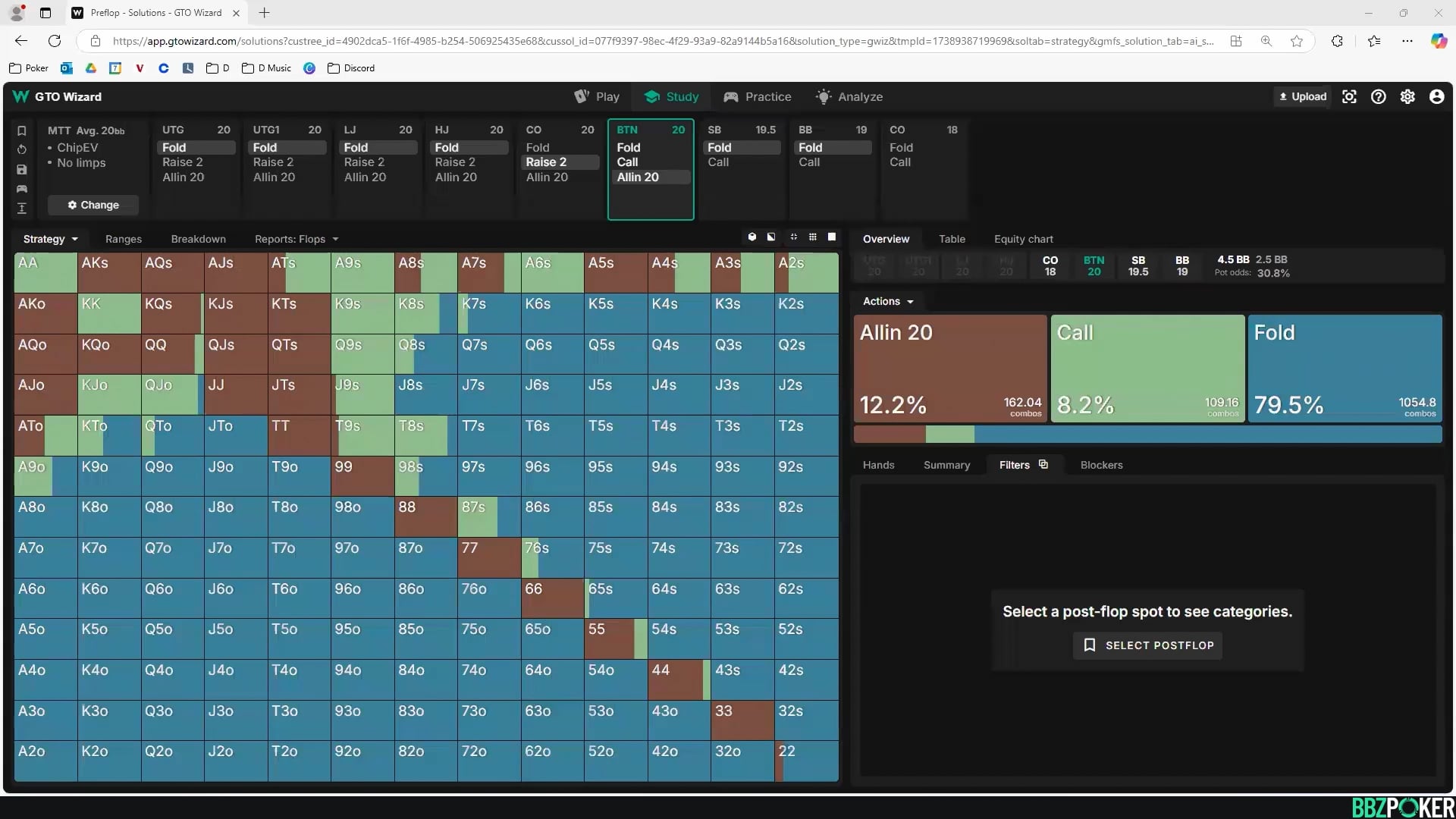 Cbetting OOP: CO vs BTN