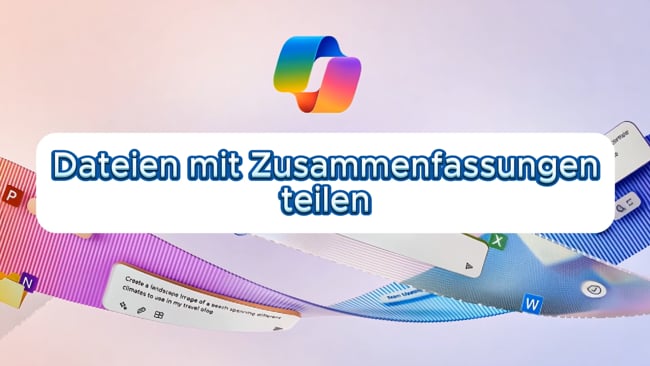 Dateien mit Zusammenfassungen versenden