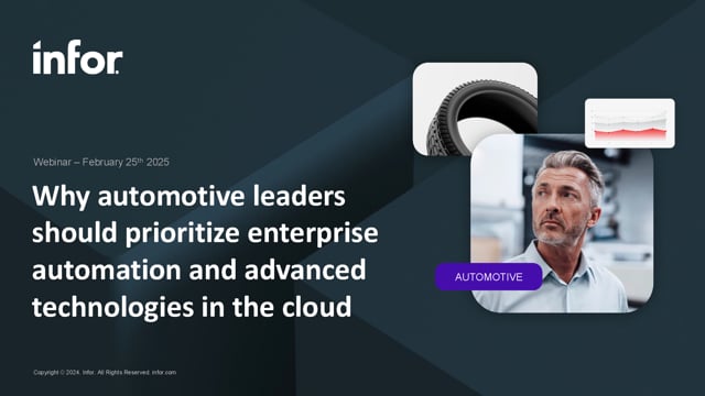 Why automotive leaders should prioritize enterprise automation and advanced technologies in the cloud