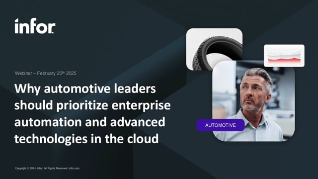 Why automotive leaders should prioritize enterprise automation and advanced technologies in the cloud