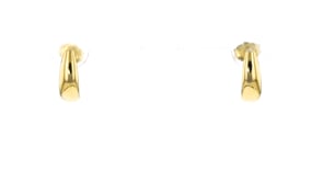 14kt Yellow Gold J-Hoop Earrings