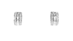 1.00 ct. t.w. Lab-Grown Diamond Huggie Hoop Earrings in Sterling Silver