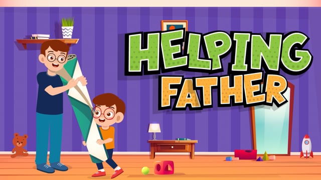 Helping father