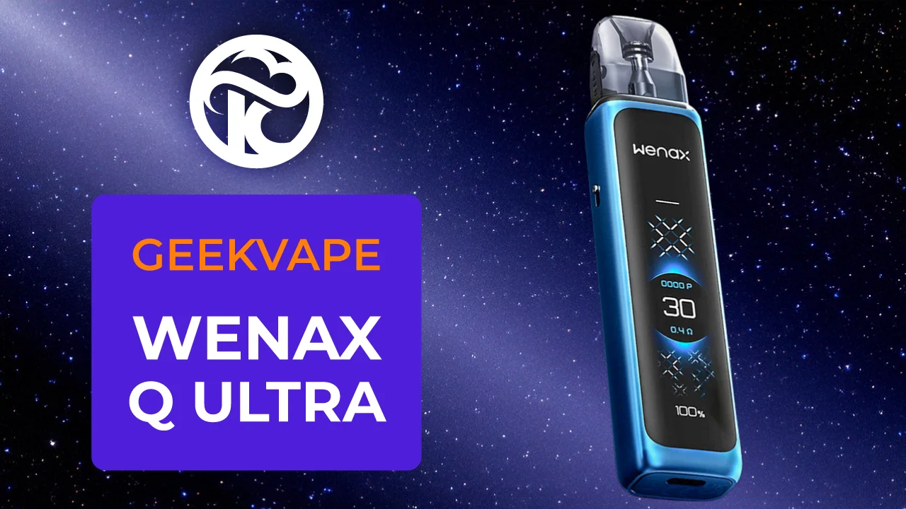 Wenax Q Ultra Geekvape - L'unboxing en moins d'une minute FR
